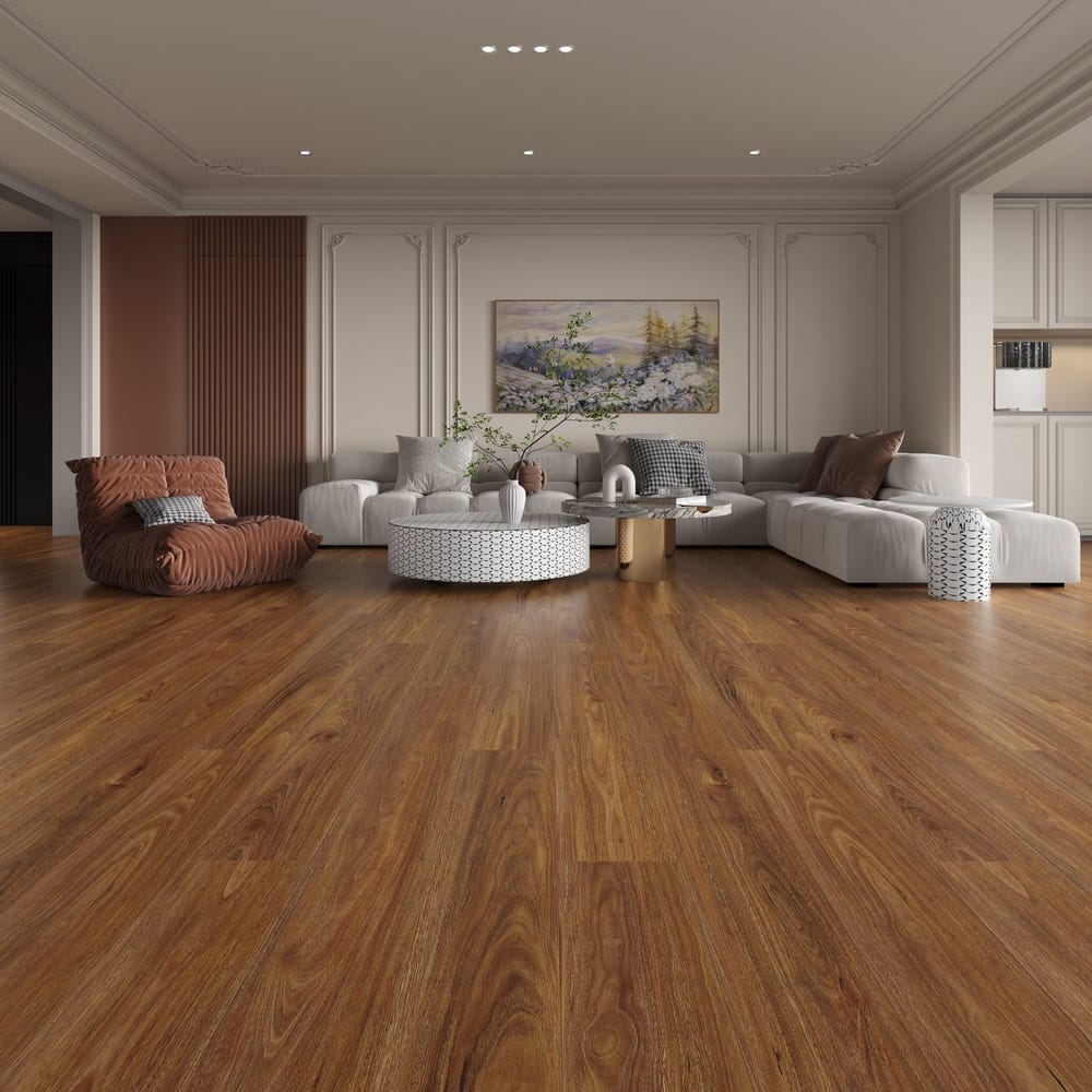 Bowood Laminate AC5 12mm Spotted Gum swatch